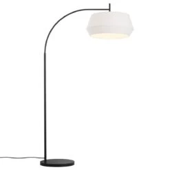 Nordlux Dicte Gulvlampe - Svart/Hvit -Lightup Butikk Dicte gulvlampe SvartHvit Gulvlamper Nordlux 2112414001 4