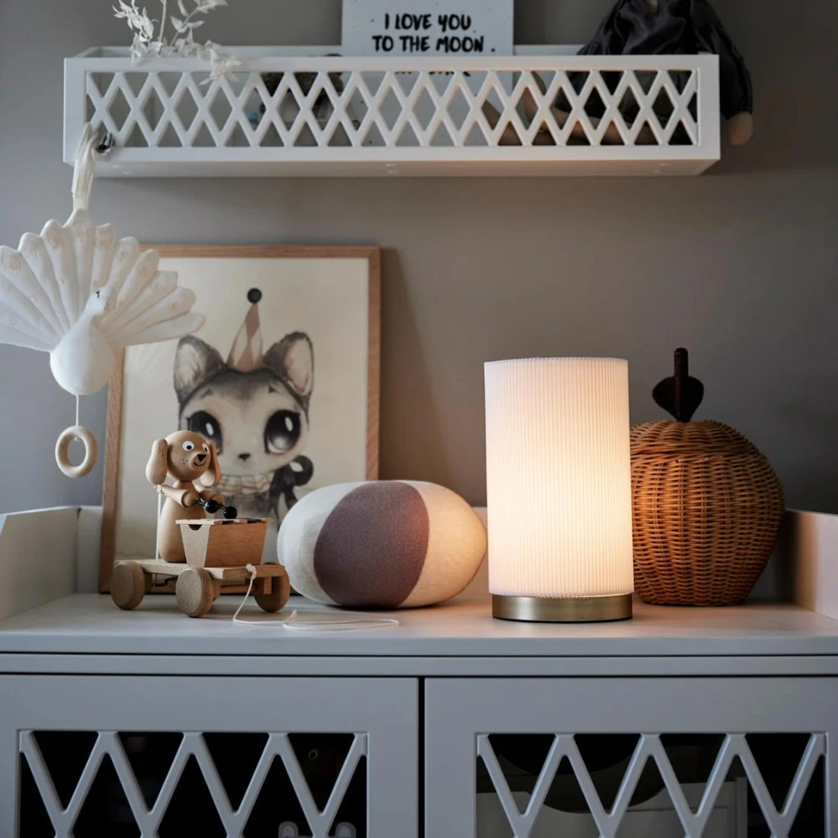 Dora Bordlampe - Hvit 6 Dora Bordlampe - Hvit - Bilde 4