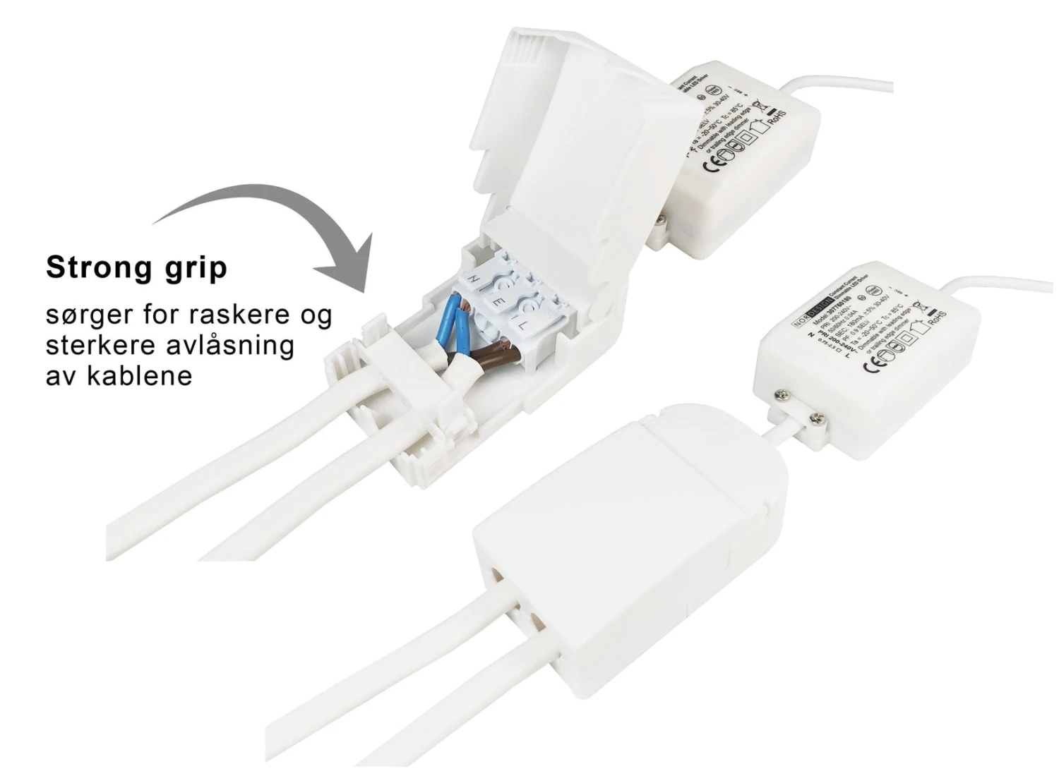 E95 Lavtbyggende Downlight 1800-3000 Kelvin Dim To Warm RA95 5W - Hvit 5 E95 Lavtbyggende Downlight 1800-3000 Kelvin Dim To Warm RA95 5W - Hvit - Bilde 3