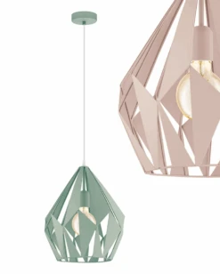 Eglo Carlton Grønn -Lightup Butikk Eglo Carlton Gronn Takpendler Eglo Ego 49026 3