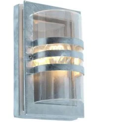 EGLO Ekeberg Vegglampe - Galvanisert Stål, Liten