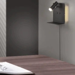 Element Vegglampe - Svart