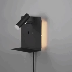 Element Vegglampe - Svart -Lightup Butikk Element vegglampe Svart Vegglamper Trio Lighting Trl 222570232 3