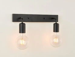 Eliott Dobbel Vegglampe IP21 - Svart