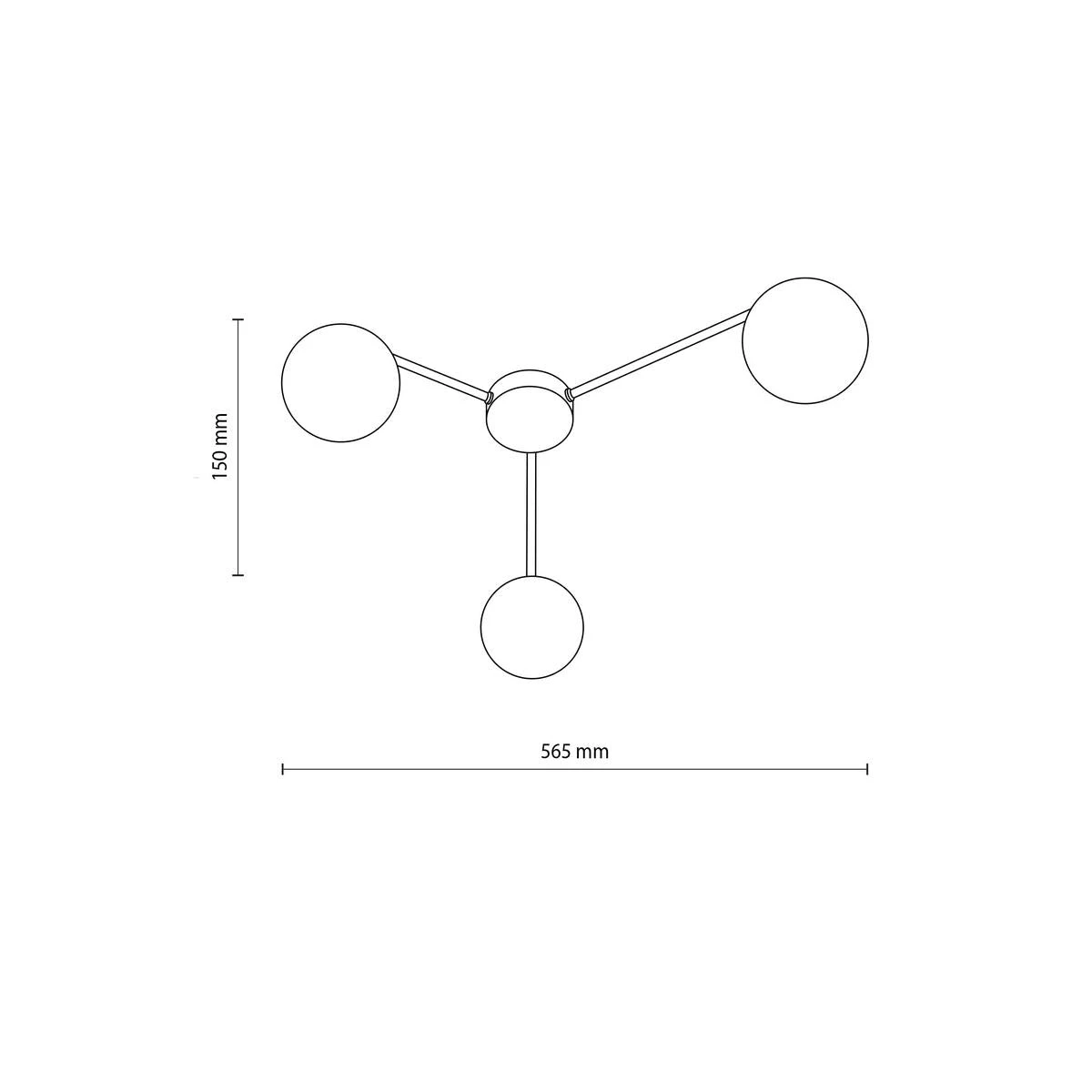 Elton Taklampe 3-lys 7 Elton Taklampe 3-lys - Bilde 5