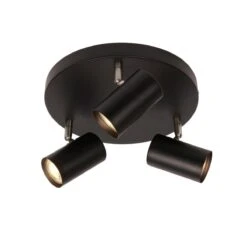 Era Taklampe Med 3 Spotter - Svart