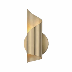 Evie Vegglampe - Messing