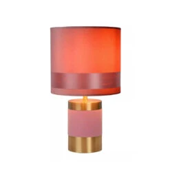 Extravaganza Frizzle Bordlampe 18 Cm - Rosa