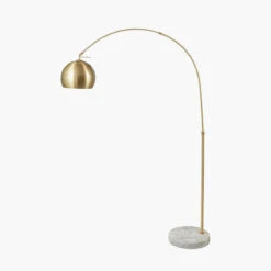 Feliciani Gulvlampe 175 Cm - Messing/Marmor