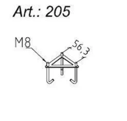 Festejern/betongforankring - 205