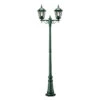 Konstsmide Firenze 2-arm Stolpe Grønn 220cm -Lightup Butikk Firenze 2 arm stolpe Gronn 220cm Utebelysning stolpe Konstsmide 7234 600 1