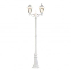 Konstsmide Firenze 2-arm Stolpe - Hvit 220cm