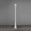 Konstsmide Firenze Stolpe - Hvit 210cm -Lightup Butikk Firenze stolpe Hvit 210cm Utebelysning stolpe Konstsmide 7233 250 1