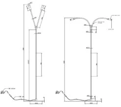Flexi K2 Gulvlampe 2x3W Dimbar - Svart -Lightup Butikk Flexi K2 gulvlampe 2x3W Dimbar Svart Gulvlamper NorDesign 372588205 3