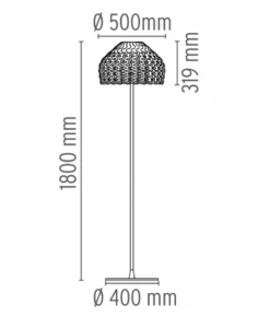 Flos Tatou F Hvit -Lightup Butikk Flos Tatou F Hvit Gulvlamper Flos Fls F7764009 5