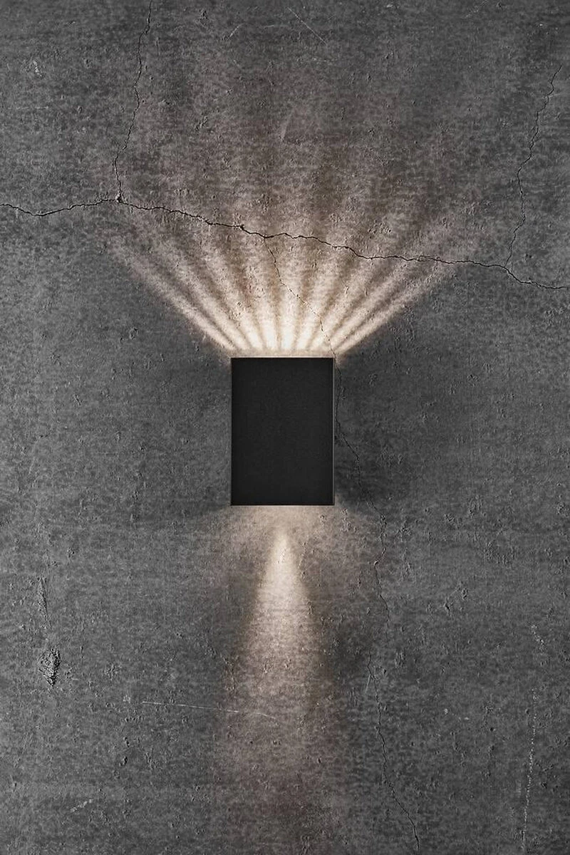 Nordlux Fold 10 Vegglampe Utendørs Opp/ned - Svart 5 Nordlux Fold 10 Vegglampe Utendørs Opp/ned - Svart - Bilde 3