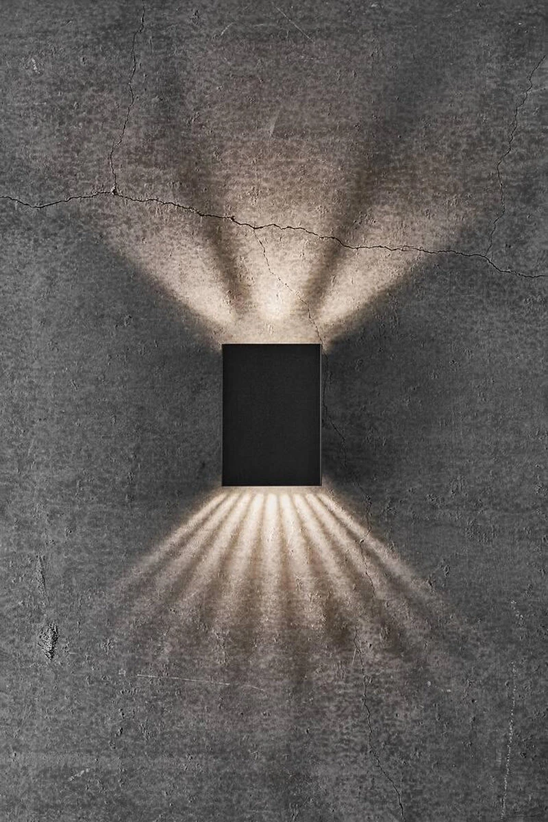 Nordlux Fold 10 Vegglampe Utendørs Opp/ned - Svart 11 Nordlux Fold 10 Vegglampe Utendørs Opp/ned - Svart - Bilde 9