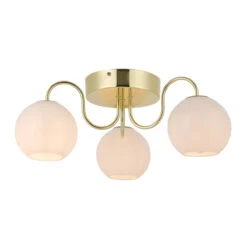 Nordlux Franca Taklampe - Messing/Opal -Lightup Butikk Franca taklampe MessingOpal Taklamper Nordlux 2312506035 5