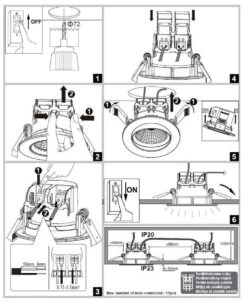 Nordlux Fremont 3-Kit Downlight 2700K - Hvit -Lightup Butikk Fremont 3 Kit downlight 2700K Hvit Downlight lavtbyggende Nordlux 47580101 5