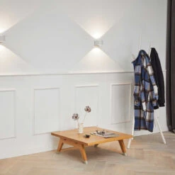 Frey Vegglampe IP65 2x6W 2700K - Hvit -Lightup Butikk Frey vegglampe IP65 2x6W 2700K Hvit Utebelysning vegg opp og ned LOOM Design LF 808 002 3