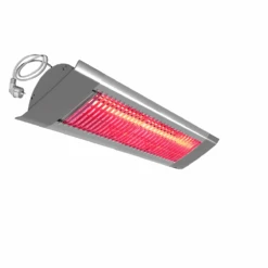 Frico Halogeninfra 2000W Med Bred Varmespredning For Utsatte Utendørsmiljøer IP44 - Grå