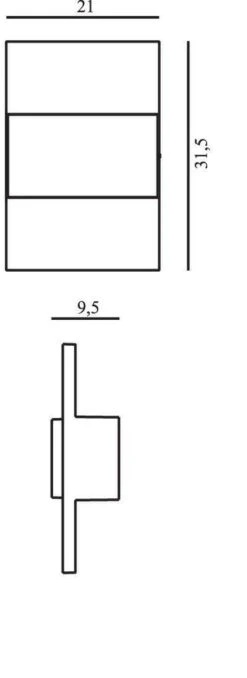 Geneve 874 11 Geneve 874 -Lightup Butikk Geneve 874 Utebelysning vegg opp og ned Norlys 3101696 4