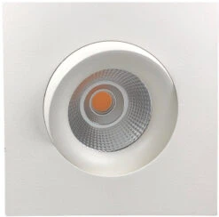 Georgia 360 Lavtbyggende Downlight Firkantet 7W 2700K RA97 Dimbar IP44 - Hvit