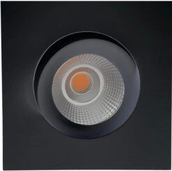 Georgia 360 Lavtbyggende Downlight Firkantet 7W 2700K RA97 Dimbar IP44 - Svart