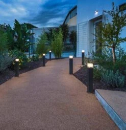 Grafit Pullert 60 Cm IP44 -Lightup Butikk Grafit pullert 60 cm IP44 Utebelysning pullert Slv slv 231225 3