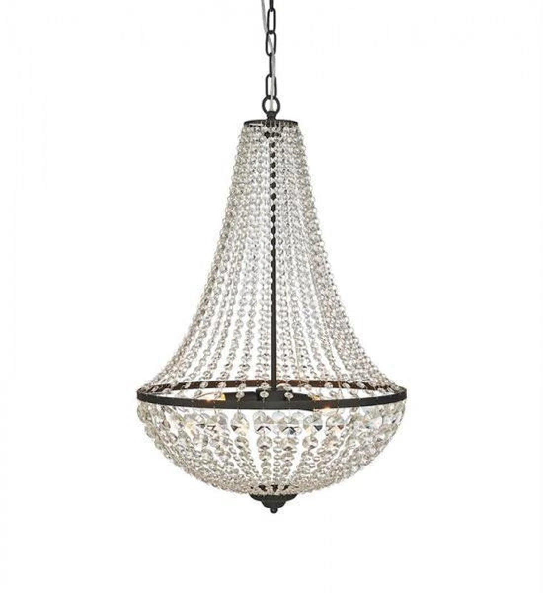 Markslöjd Gränsö Lysekrone 3l - Svart/klar - Svart / Klar 4 Markslöjd Gränsö Lysekrone 3l - Svart/klar - Svart / Klar - Bilde 2