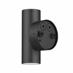 Gyre Vegglampe Opp Og Ned Utendørs 10W IP65 - Svart -Lightup Butikk Gyre vegglampe opp og ned utendors 10W IP65 Svart Utebelysning vegg opp og ned Norlux 101520 24 2 3