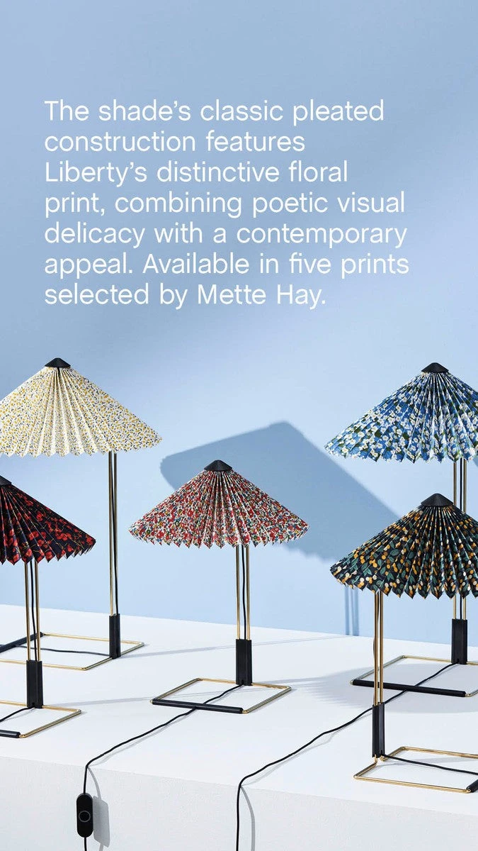 HAY X Liberty Matin Bordlampe Large - Messing - Mitsi 9 HAY X Liberty Matin Bordlampe Large - Messing - Mitsi - Bilde 7