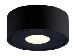 Halo 105 Utenpåliggende Downlight 8,9W Dimbar - Svart