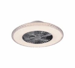 Harstad Tak Vifte 3000-6500K 39,6W M/Fjernkontroll - Kromfarget