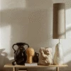 Ferm LIVING Hebe Gulvlampe Hvit/Sand -Lightup Butikk Hebe Gulvlampe HvitSand Gulvlamper Ferm Living Feg 1003282021104264881 1