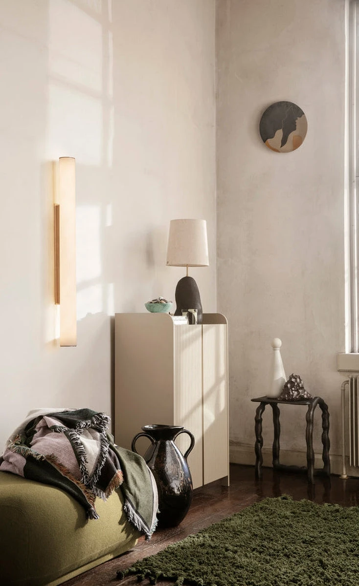 Ferm LIVING Hebe Bordlampe Medium Mørk Grå/Natur 5 Ferm LIVING Hebe Bordlampe Medium Mørk Grå/Natur - Bilde 3