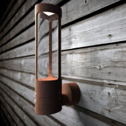 Nordlux Helix Vegglampe - Corten -Lightup Butikk Helix vegglampe Corten Utebelysning vegg klassisk Nordlux 77479938 2