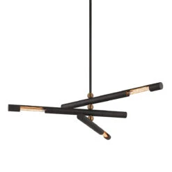 Hendrix Taklampe - Bronse - Ø112cm