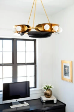 Hopper Lysekrone - Ø80cm 14 Hopper Lysekrone - Ø80cm -Lightup Butikk Hopper Lysekrone O80cm Taklamper Hudson Valley Hud 271 09 CE 5