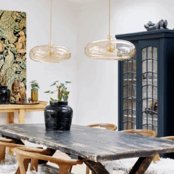 Horizon Takpendel 45 Cm Golden Smoke/gull -Lightup Butikk Horizon takpendel 45 cm Golden Smokegull Takpendler EBB FLOW LA101814 3