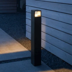 ITA G750 Pullert Utendørs 75 Cm 10W 3000K IP65 - Svart -Lightup Butikk ITA G750 Pullert utendors 75 cm 10W 3000K IP65 Svart Utebelysning pullert Antidark 2 237 16 02 4