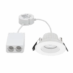 Icarus Lavtbyggende Downlight Isosafe 7W RA95 2700K 68-83 Mm Dimbar 8 Pakning - Hvit -Lightup Butikk Icarus lavtbyggende downlight Isosafe 7W RA95 2700K 68 83 mm dimbar 8 pakning Hvit Downlight lavtbyggende Norlux 101975 36 3 8