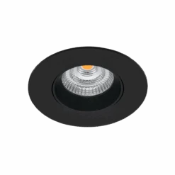 Icarus Lavtbyggende Downlight Isosafe 7W RA95 2700K 68-83 Mm Dimbar - Svart -Lightup Butikk Icarus lavtbyggende downlight Isosafe 7W RA95 2700K 68 83 mm dimbar Svart Downlight lavtbyggende Norlux 101970 36 2 4