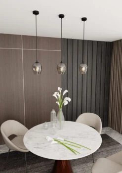 Istar Takpendel 1 Lys - Svart/Røykfarget -Lightup Butikk Istar takpendel 1 lys SvartRoykfarget Takpendler Emibig 6801 4