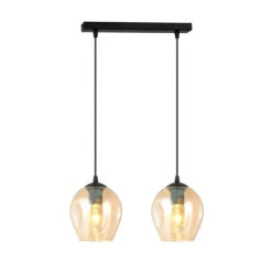 Istar Takpendel 2 Lys - Svart/Amberfarget