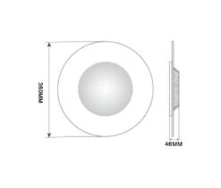 Jade Vegg/taklampe 18W Dimbar - Hvit -Lightup Butikk Jade veggtaklampe 18W dimbar Hvit Taklamper NorDesign 370361806 2