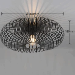 Johann Taklampe 50- Svart -Lightup Butikk Johann taklampe 50 Svart Taklamper Trio Lighting Trl 606905032 2