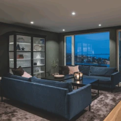 Junistar DimToWarm 7W LED 2000-2800K, Matt Hvit -Lightup Butikk Junistar DimToWarm 7W LED 2000 2800K matt hvit Downlight lavtbyggende Sg Armaturen As 3200576 3