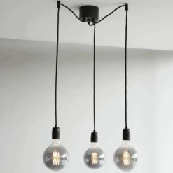 K5 Takpendel 3 Lys - Svart