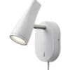 Kile Vegglampe 4,5 Watt- Hvit 1 Kile Vegglampe 4,5 Watt- Hvit -Lightup Butikk Kile vegglampe 45 watt Hvit Vegglamper Nielsen Light NL 381410 1